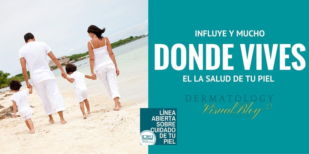 Dónde vives influye y mucho en el estado de tu piel