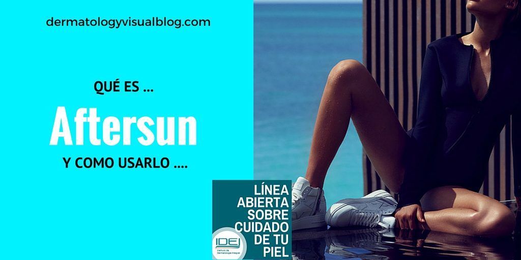 como usar bien el aftersun