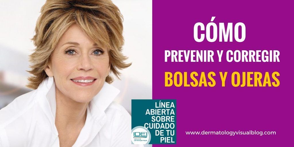 Como eliminar ojeras y bolsas en los ojos